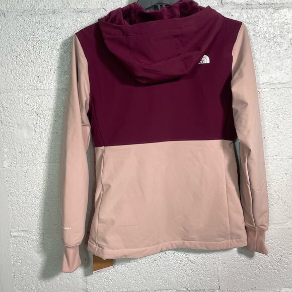 The North Face Women's Shelbe Raschel Hoodie Pink Moss/Boysenberry XS - Picture 2 of 12
